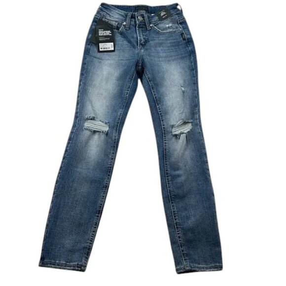 NWT Silver Jeans Suki Curvy Mid Rise Women’s Size 24 - Picture 1 of 13